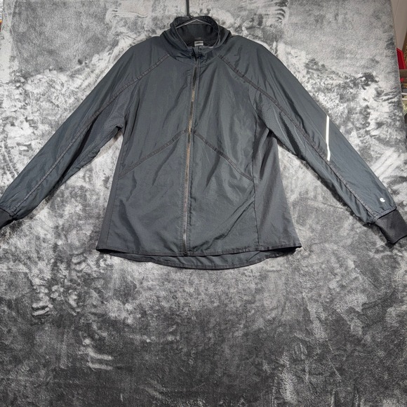Champion Jackets & Blazers - Champion C9 Womens Duo Dry Running Jacket Black Large D9122-A1WZ Full Zip Mesh